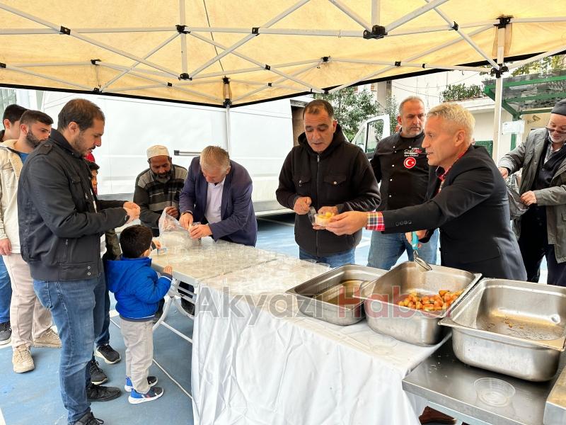 Yaşar Yazıcı için lokma dağıtıldı