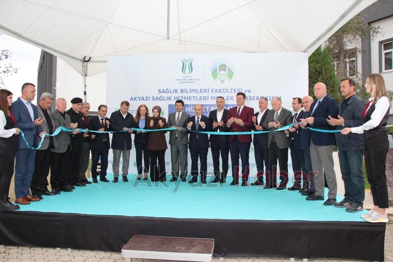 Sağlık Bilimleri Fakültesi ve Akyazı Sağlık Hizmetleri MYO binası açıldı