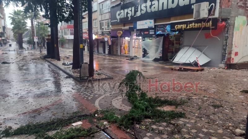Fırtına Sakarya'yı vurdu