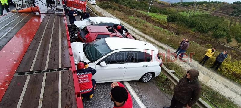 Araçları altına alıp metrelerce sürükledi