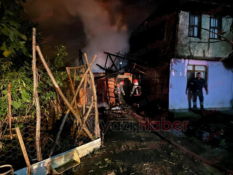 Karapürçekte yangın