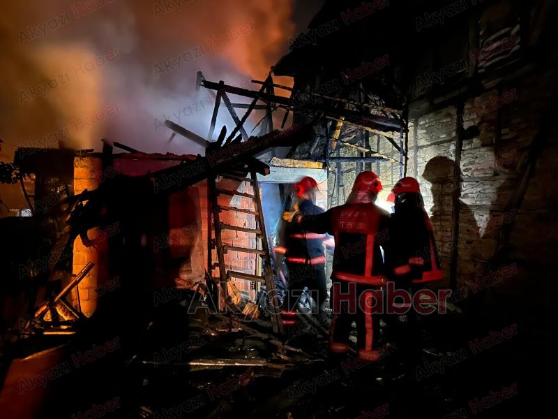 Karapürçekte yangın