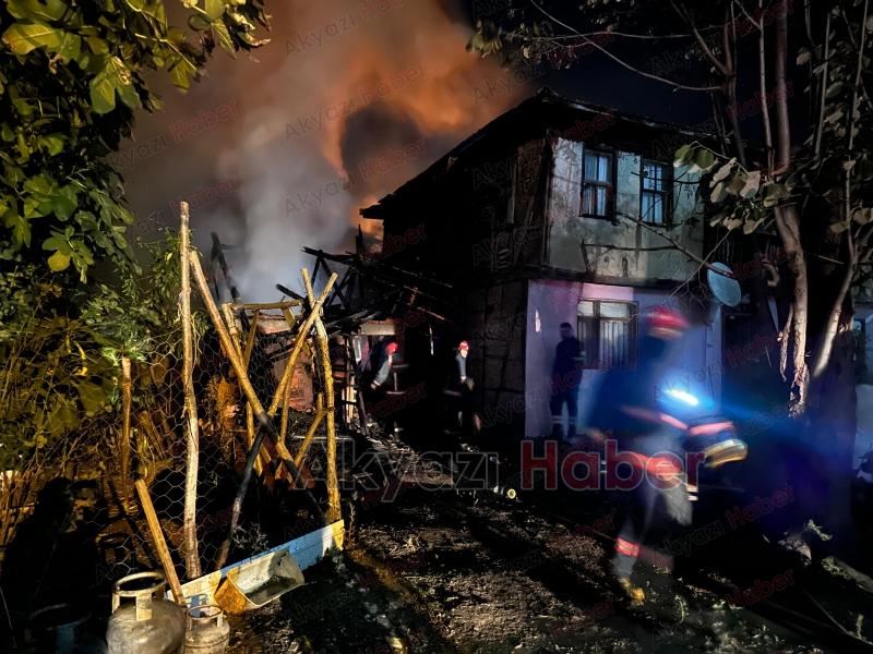 Karapürçekte yangın