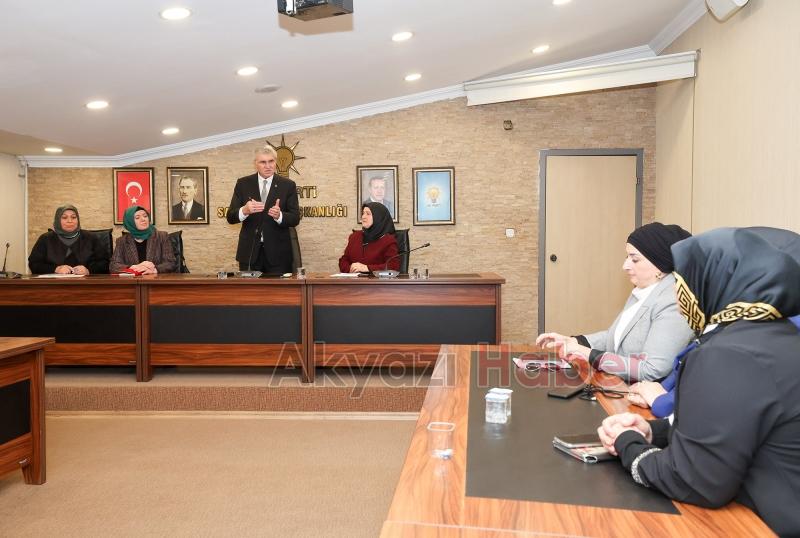 Başkan Yüce Kadın Kolları yönetim kurulu toplantısına katıldı