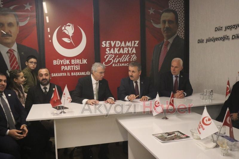BBP Genel Başkanı partisinin il binasının açılışını yaptı