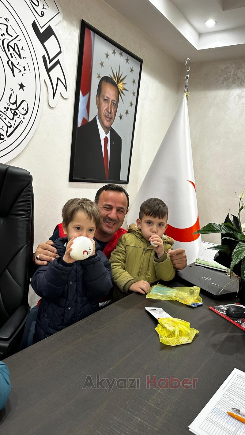 Akşemseddin Kur’an kursu öğrencilerinden Kızılay'a ziyaret