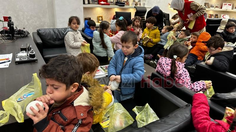 Akşemseddin Kur’an kursu öğrencilerinden Kızılay'a ziyaret