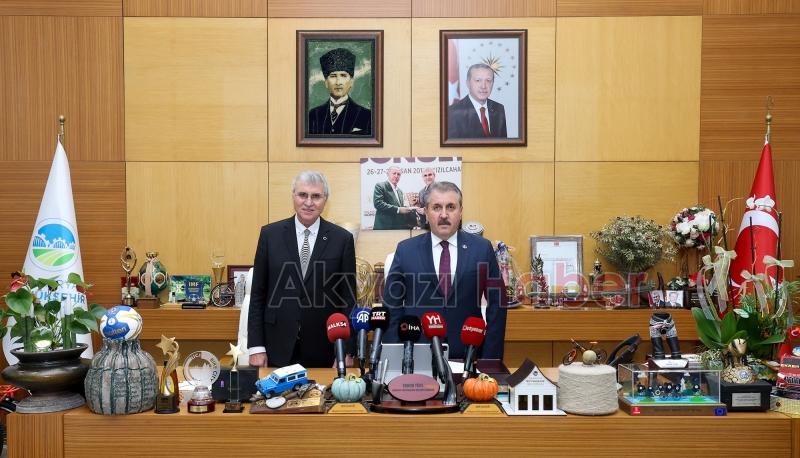 Destici'den Başkan Yüce'ye ziyaret