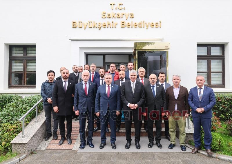 Destici'den Başkan Yüce'ye ziyaret