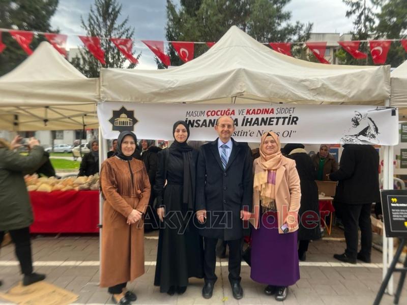 Abdullah Taha Yıldırım dan Gazze için yardım kermesine destek