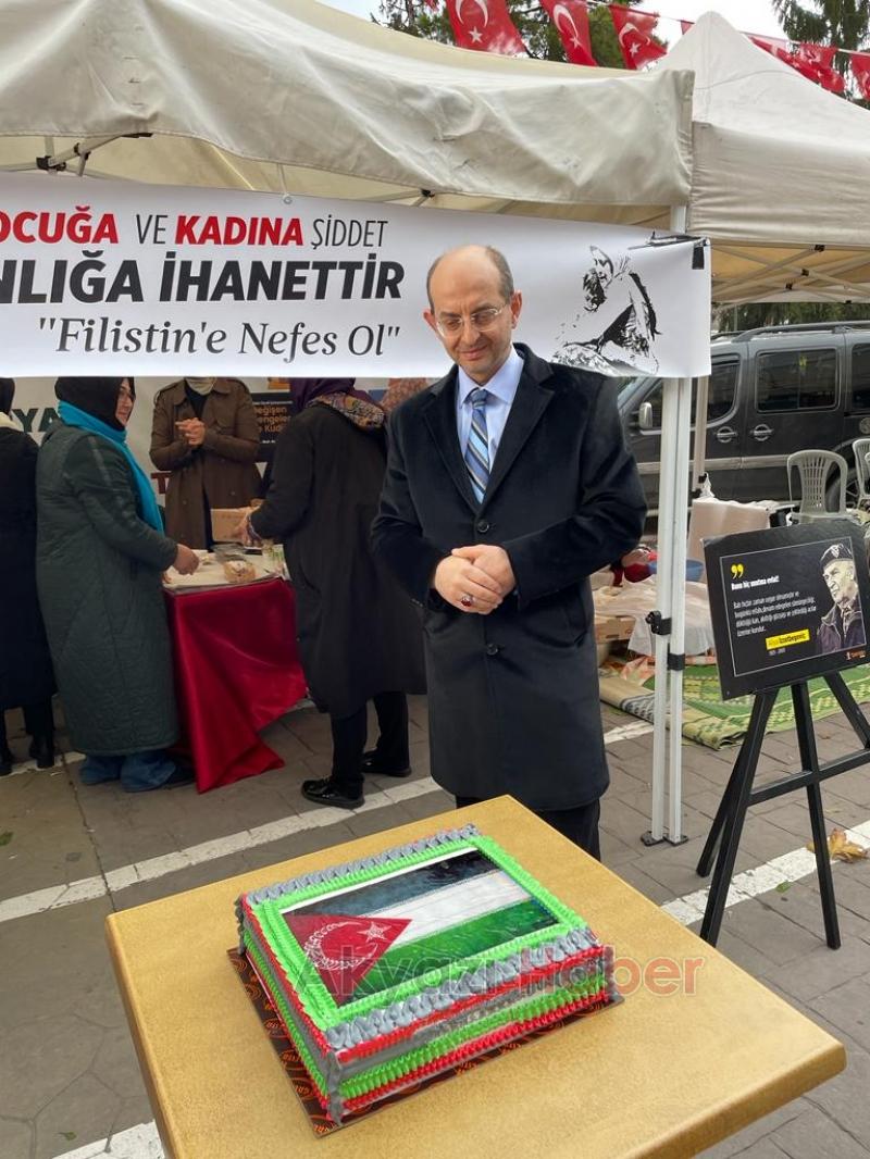 Abdullah Taha Yıldırım dan Gazze için yardım kermesine destek