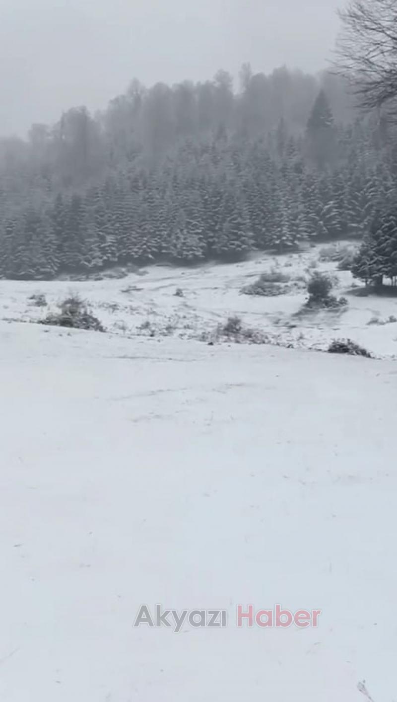 Yüksek kesimlerde kar kalınlığı 25 santimetreye ulaştı