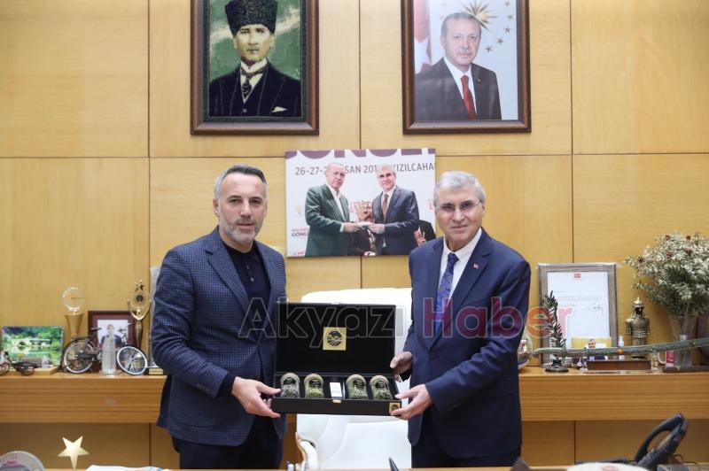 Yunus Teverden Ekrem Yüceye ziyaret