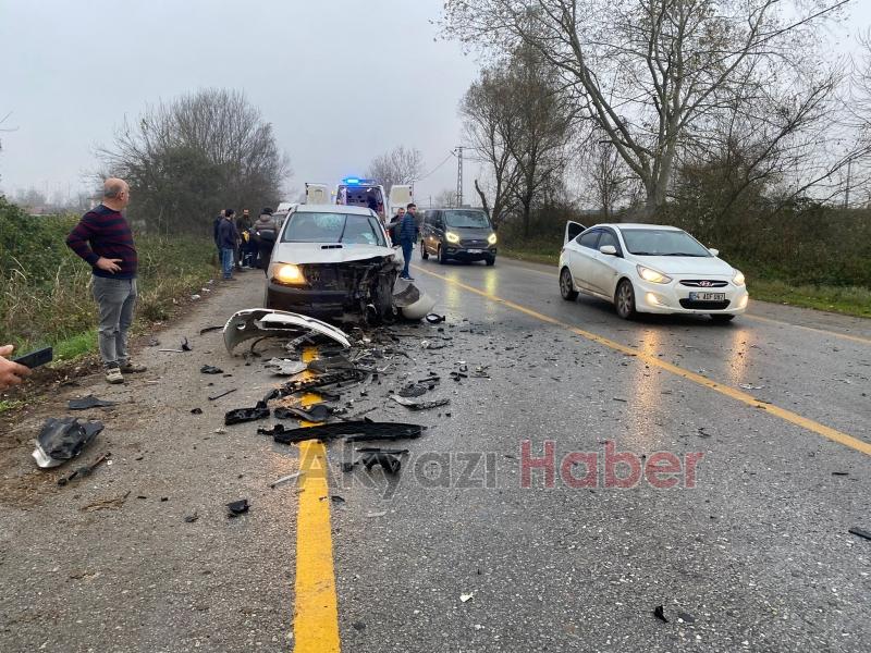 Ormanköy yolunda zincirleme kaza