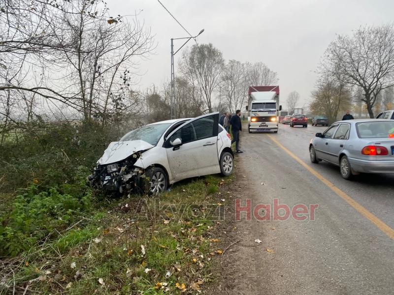 Ormanköy yolunda zincirleme kaza