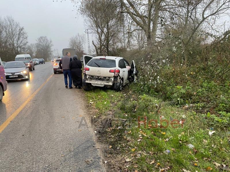 Ormanköy yolunda zincirleme kaza