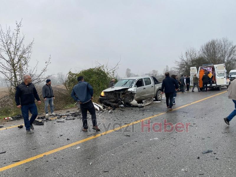 Ormanköy yolunda zincirleme kaza