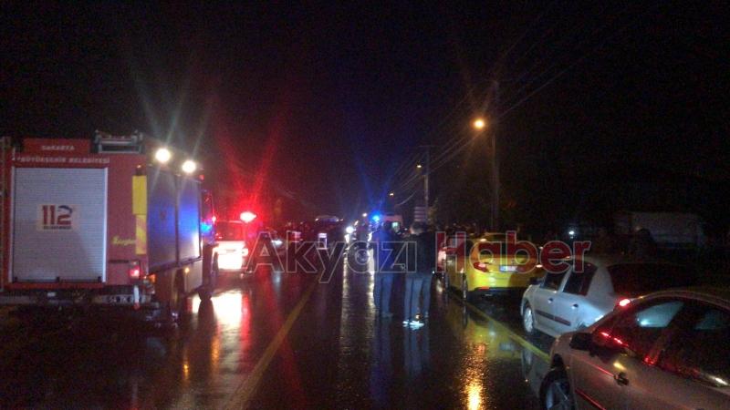 Kuzuluk yolunda zincirleme kaza 4 yaralı