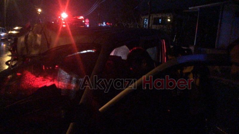 Kuzuluk yolunda zincirleme kaza 4 yaralı