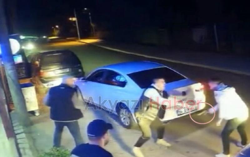 Dayak yedi, silahını çekip kurşun yağdırdı; O anlar kamerada