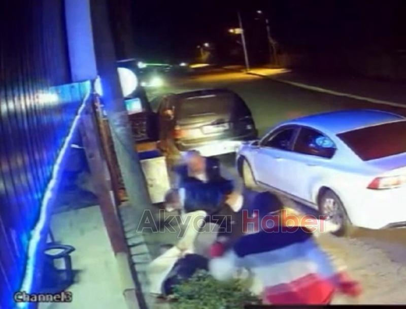 Dayak yedi, silahını çekip kurşun yağdırdı; O anlar kamerada