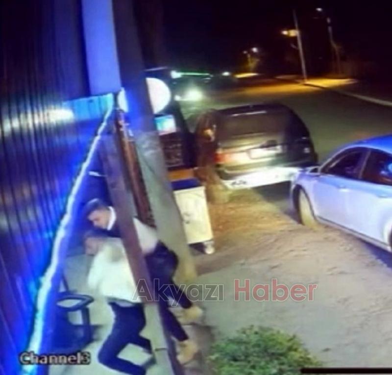 Dayak yedi, silahını çekip kurşun yağdırdı; O anlar kamerada