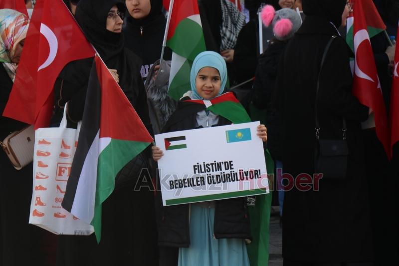 Sakarya'da Filistin’e destek yürüyüşü