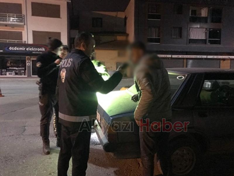 Akyazı'da trafik denetimi