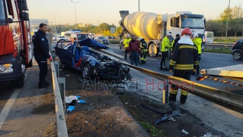 Kazada kurbanı anne ve oğlunun cenazeleri Sakarya ya getirildi