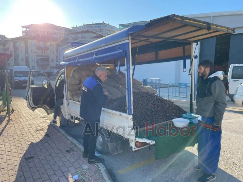 Sağlığı tehdit eden 1 ton Çin kestanesine el kondu