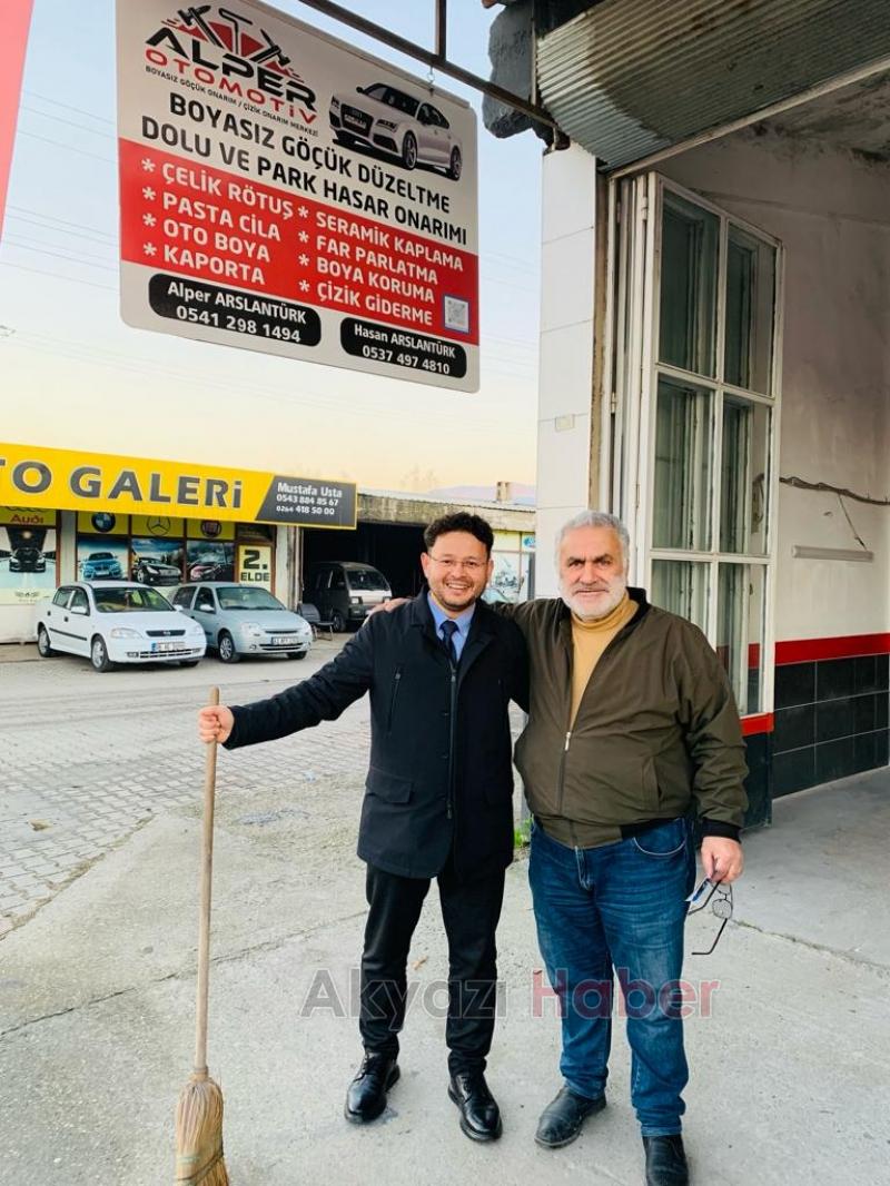 Murat Tepeçınar'dan sanayi esnafına ziyaret