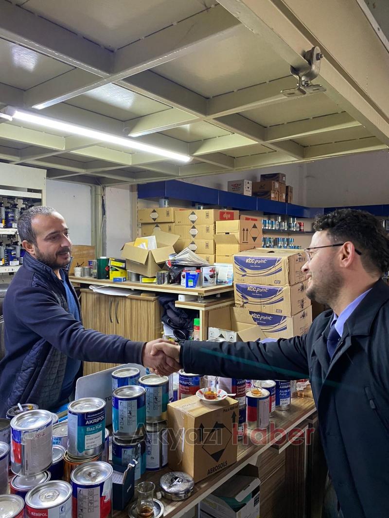 Murat Tepeçınar'dan sanayi esnafına ziyaret