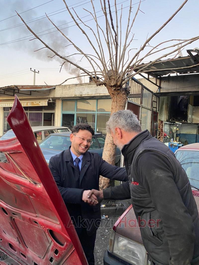 Murat Tepeçınar'dan sanayi esnafına ziyaret