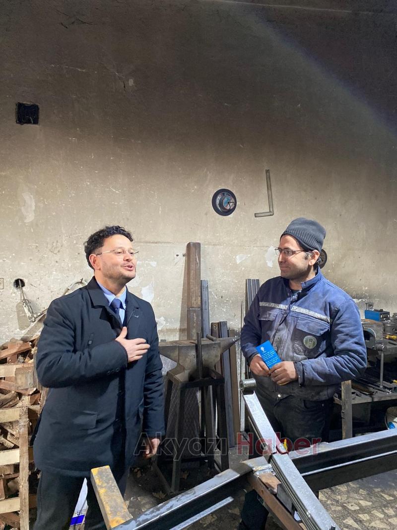 Murat Tepeçınar'dan sanayi esnafına ziyaret