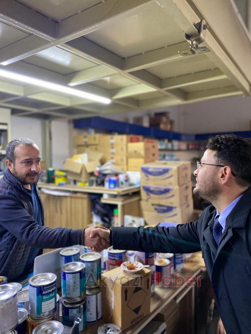 Murat Tepeçınar'dan sanayi esnafına ziyaret