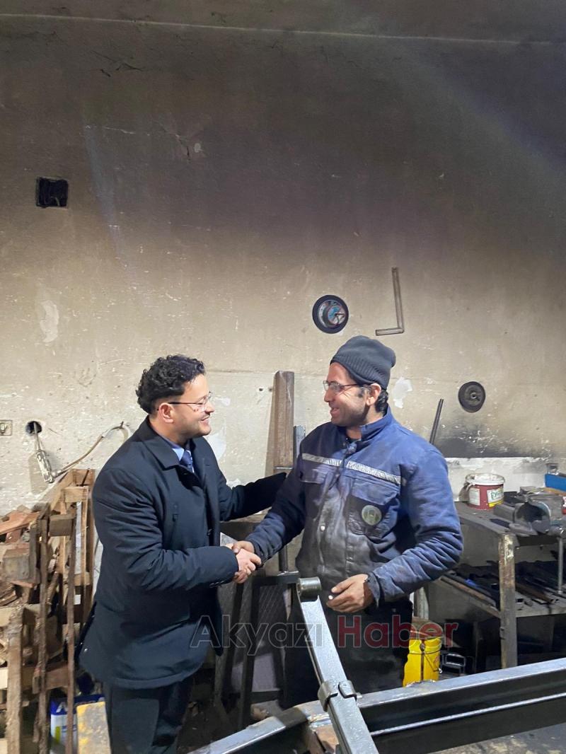 Murat Tepeçınar'dan sanayi esnafına ziyaret