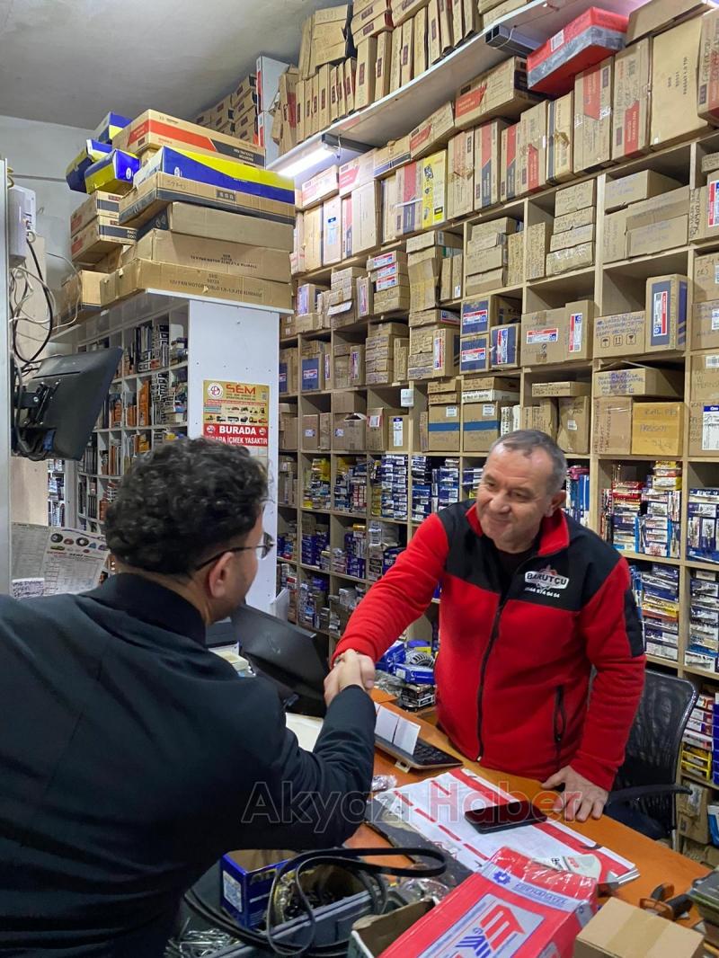 Murat Tepeçınar'dan sanayi esnafına ziyaret