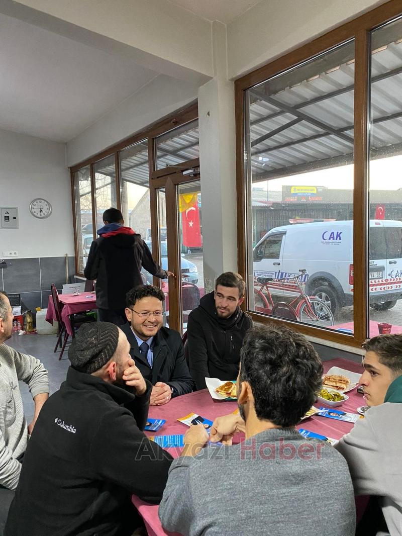 Murat Tepeçınar'dan sanayi esnafına ziyaret