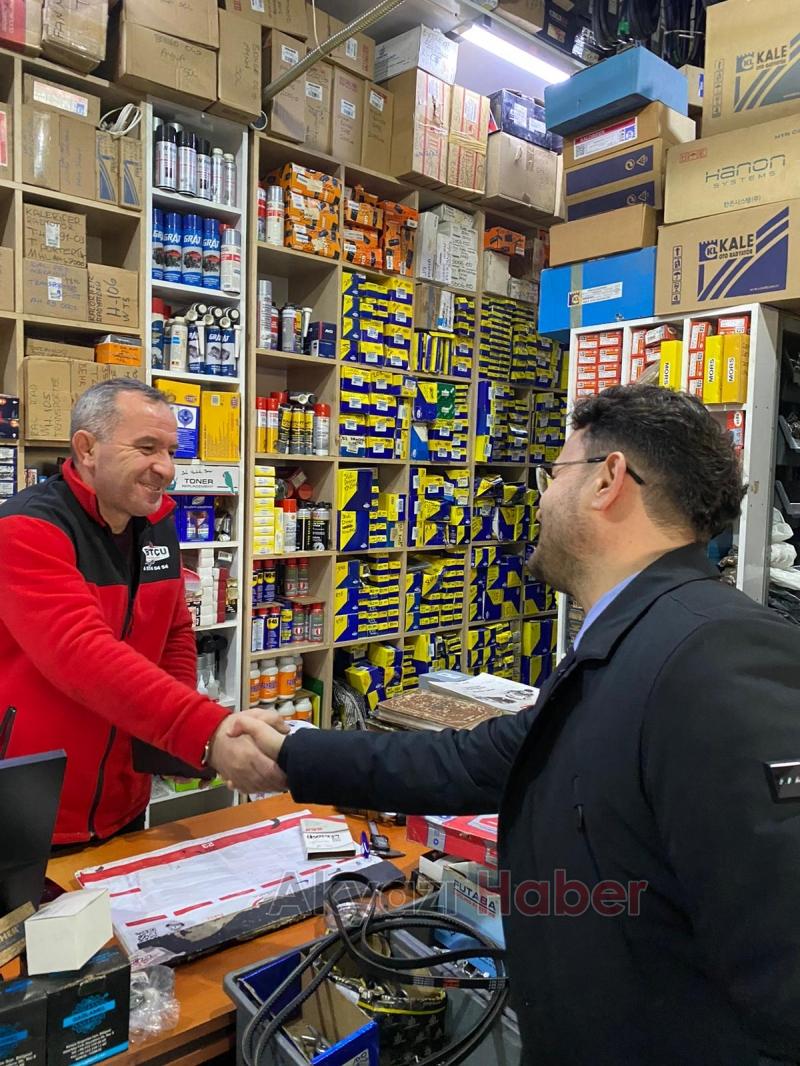 Murat Tepeçınar'dan sanayi esnafına ziyaret