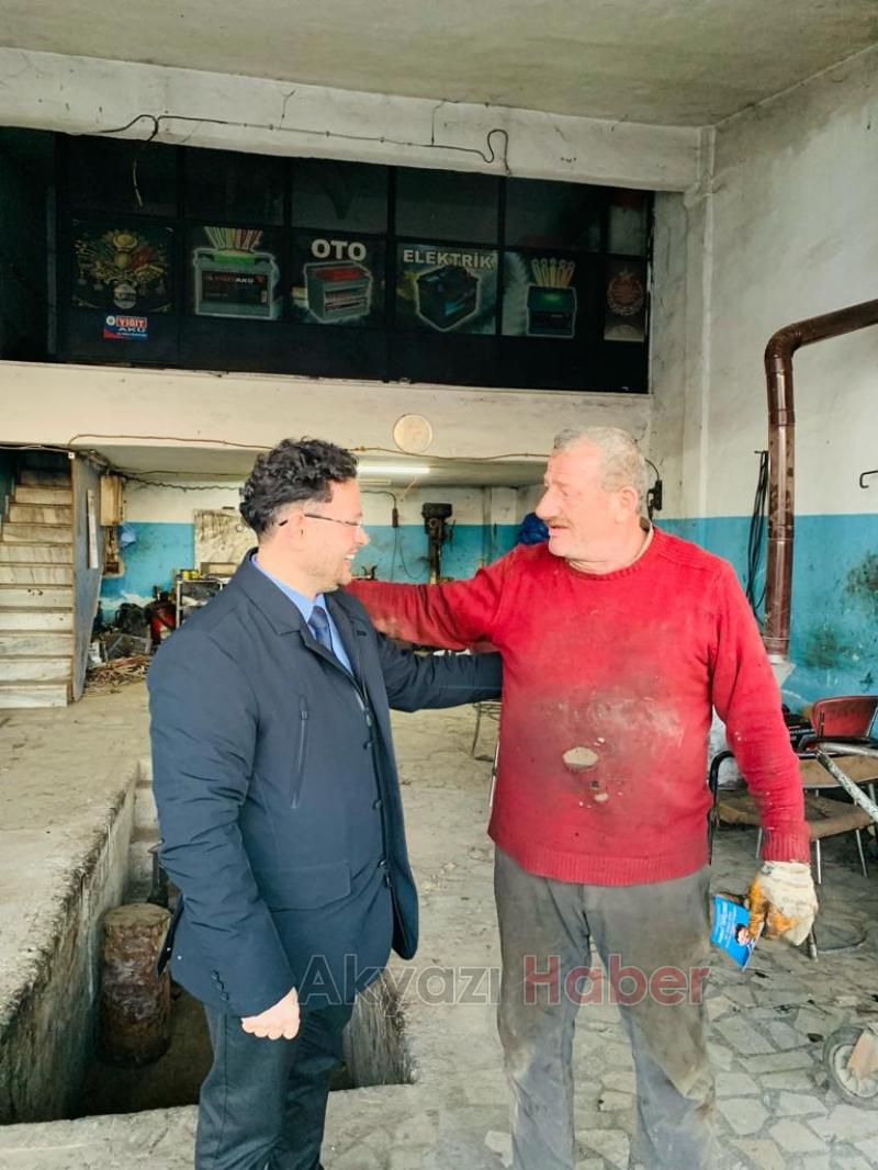 Murat Tepeçınar'dan sanayi esnafına ziyaret