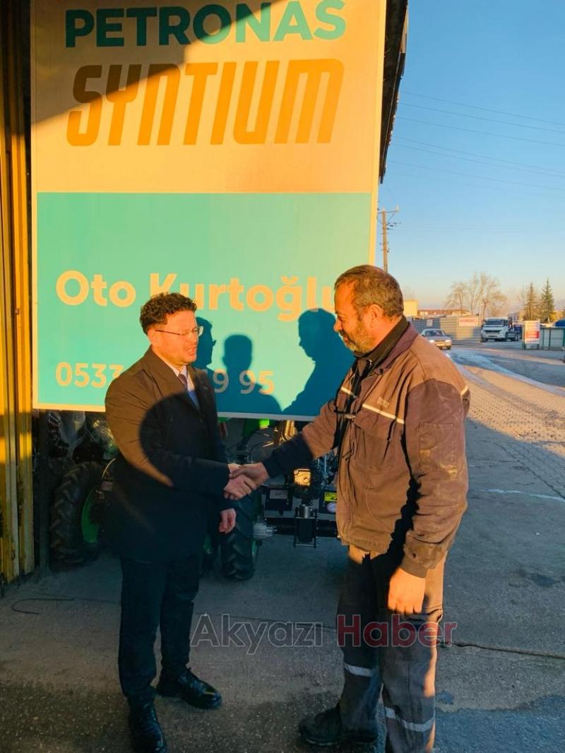 Murat Tepeçınar'dan sanayi esnafına ziyaret