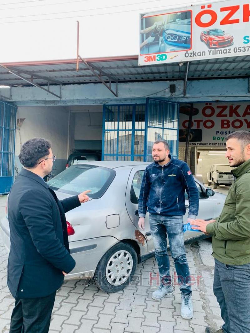 Murat Tepeçınar'dan sanayi esnafına ziyaret