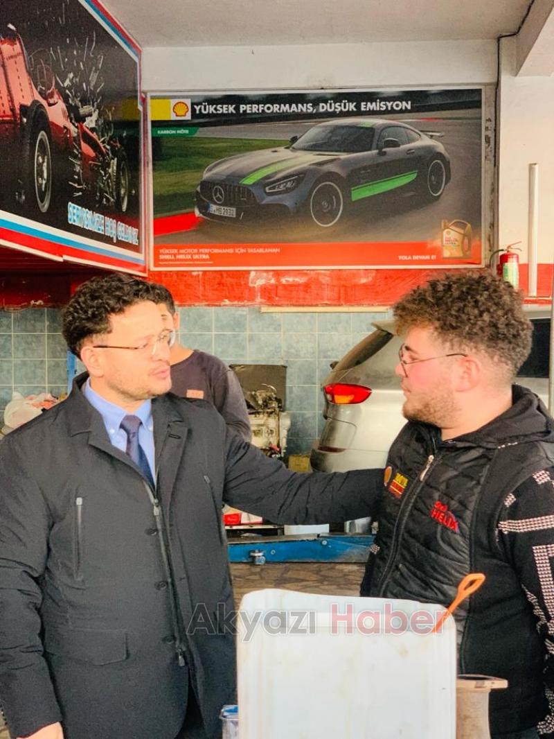 Murat Tepeçınar'dan sanayi esnafına ziyaret