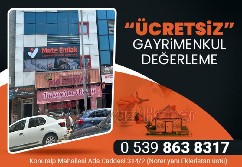 Akyazı Mete Emlak arsalarınızı nakit veya kat karşılığında değerlendiriyor