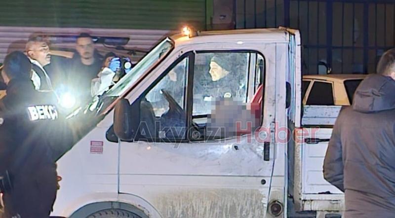 Ortağını kamyonette başından vurup öldürdü