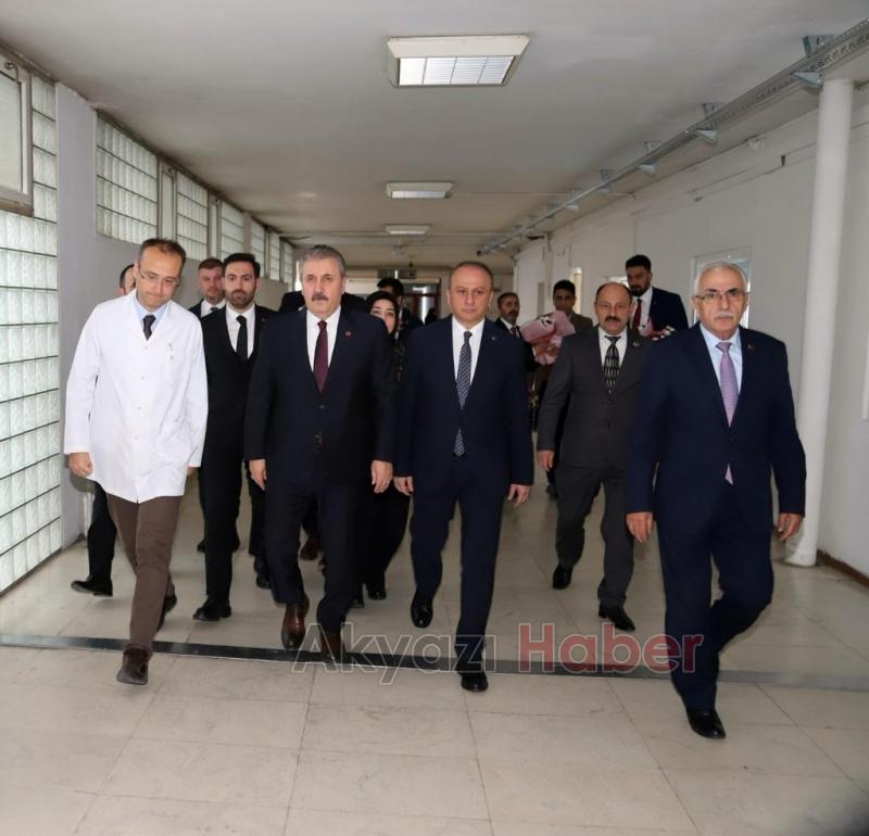 BBP Lideri Destici ve Yasin Kobal yaralı asker ve gazileri ziyaret etti