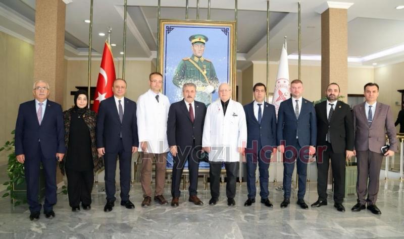 BBP Lideri Destici ve Yasin Kobal yaralı asker ve gazileri ziyaret etti