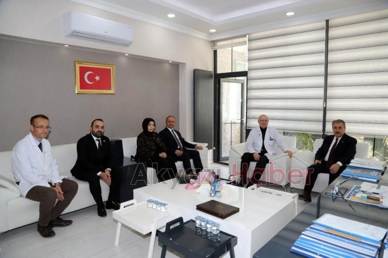 BBP Lideri Destici ve Yasin Kobal yaralı asker ve gazileri ziyaret etti