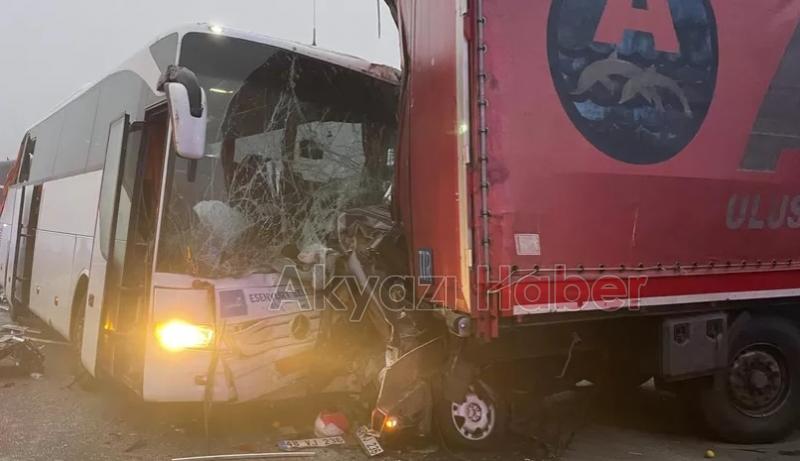 Korkunç kazada 6 sürücü gözaltına alındı