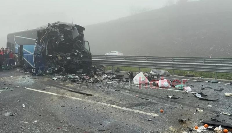 Korkunç kazada 6 sürücü gözaltına alındı